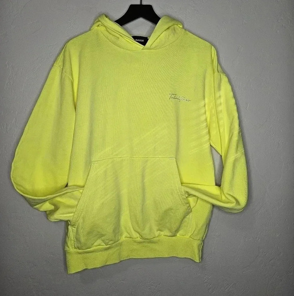 Talentless Neon Hoodie NWOT cursive logo Size Small - Picture 1 of 7
